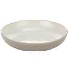 M&S Tribeca Grey Stoneware Pasta Bowl