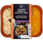 M&S Chicken Korma with Basmati Rice 400g