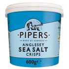 Pipers Anglesey Sea Salt Crisps Sharing Tub 600g