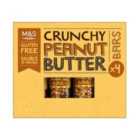 M&S Crunchy Peanut Butter Bars 4 x 40g