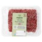 M&S Organic Beef Mince 12% Fat 500g