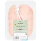 M&S Organic Free Range Chicken Breast Fillets Typically: 320g
