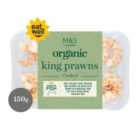 M&S Organic Cooked King Prawns 150g