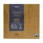 M&S Fairtrade Luxury Gold Teabags 80 per pack
