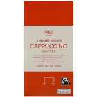 M&S Fairtrade Instant Cappuccino Sachets 8 per pack