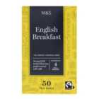 M&S Fairtrade English Breakfast Tea Bags 50 per pack
