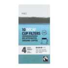 M&S Fairtrade Decaf One Cup Coffee Filters 10 per pack