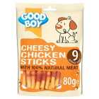 Good Boy Cheesy Chicken Sticks Dog Treats 80g