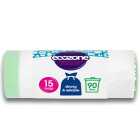 Ecozone Oxo-Biodegradable Bin Liners 90L 15 per pack