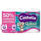 Cushelle Quilted Coconut Toilet Roll 12 per pack