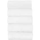 M&S Baby Cotton Muslin Squares, White, 5 Pack 5 per pack