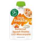 Little Freddie Butternut Squash Risotto & Mascarpone Organic Pouch, 7 mths+ 130g