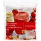 M&S Strawberry & Banana Smoothie Mix Frozen 480g