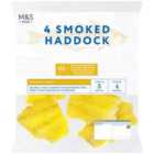 M&S 4 Smoked Haddock Fillets Frozen 400g