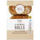 M&S Oatmeal Rolls 4 per pack