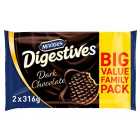 McVitie's Dark Chocolate Digestives Biscuits Twin Pack 2 x 316g