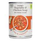 M&S Chunky Vegetable & Chicken Soup 400g