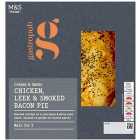 M&S Gastropub Creamy Chicken, Leek & Smoked Bacon Pie for Two 500g
