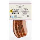 M&S Kiln Smoked Salmon 4 Slices 125g