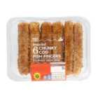 M&S 6 Breaded Chunky Cod Fish Fingers 330g