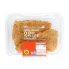 M&S 2 Lightly Dusted Cod Fillets 260g