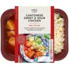 M&S Cantonese Sweet & Sour Chicken with Egg Fried Rice 400g