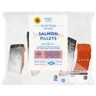 M&S Scottish Skin On Salmon Fillets 600g