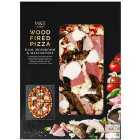 M&S Wood Fired Pizza with Italian Ham, Mushroom & Mascarpone 474g