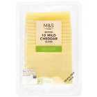 M&S British Mild Cheddar 10 Slices 250g