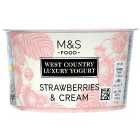 M&S Luxury Strawberries & Cream Yogurt 150g