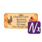 Clarence Court Burford Brown Large Free Range Eggs 10 per pack