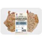 M&S 2 British Outdoor Bred Pork Cutlets with Black Pepper and Lemon Crumb Typically: 580g