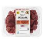 M&S Select Farms Diced Beef 500g