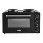 Tower DYT14045 42L Mini Oven with Hobs and Rotisserie Function - Black