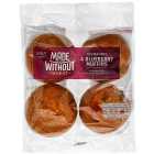 M&S Made Without Blueberry Muffins 4 per pack