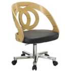 Jual Helsinki Curve Oak Office Chair
