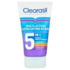 Clearasil 5 in 1 Multi-Action Exfoliating Face Scrub 150ml