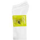 M&S Collection Cool & Fresh Sports Socks, 5 Pack, White