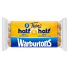 Warburtons Half White Half Wholemeal Thins 6 per pack
