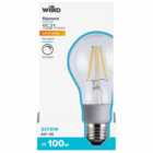 Wilko 1 pack Screw E27/ES 1521lm LED Filament Standard Bulb Dimmable