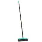 JVL Lightweight Outdoor Hard Bristle Sweeping Brush Broom
