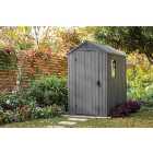 Keter Darwin Grey Outdoor Apex Garden Storage Shed - 6 x 4ft