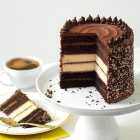 M&S Milk, Dark & White Chocolate Sponge Cake 1.4kg
