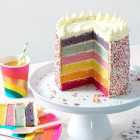 M&S Rainbow Sponge Layer Cake 1.3kg