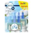 Febreze 3Volution Air Freshener Cotton Fresh Plug In Refills Twin Pack 2 per pack