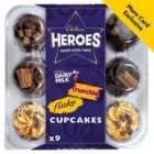 Cadbury Heroes Cupcakes 9 per pack
