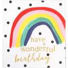 Caroline Gardner Have a Wonderful Birthday Rainbow Card