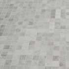 Kontainer Light grey Matt Concrete effect Mosaic Porcelain 5x5 Mosaic tile sheet, (L)305mm (W)305mm