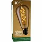 TCP 1 pack Screw E27/ES 220lm LED Decorative Filament Amber Light Bulb Non Dimmable