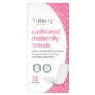 Nutmeg Cushioned Maternity Towels 12 per pack